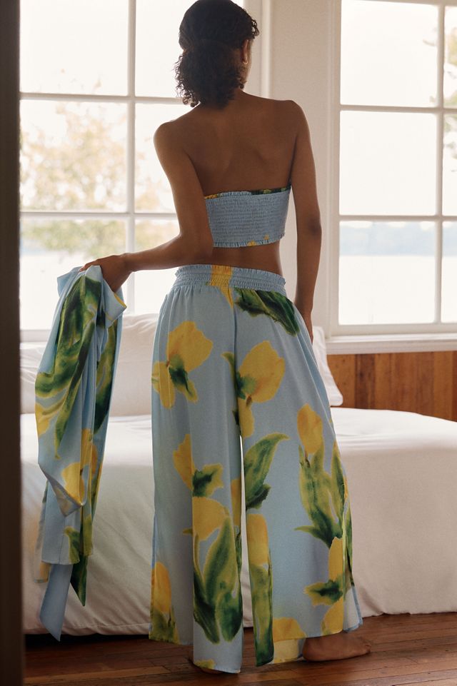 LyreBird Silky Three-Piece Robe Set #3