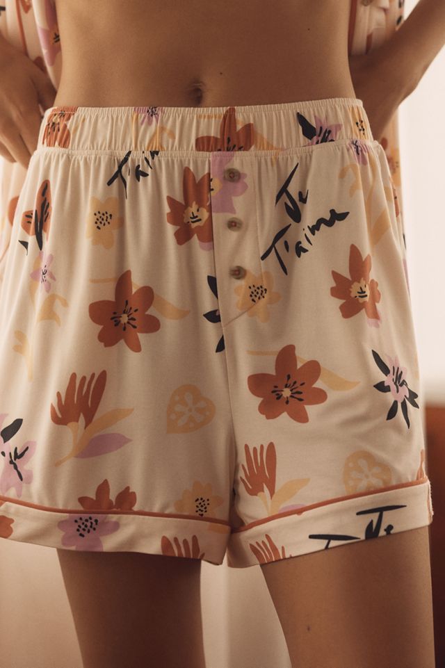 Le short de pyjama à passepoil Briar #1