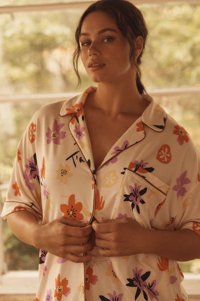Le short de pyjama à passepoil Briar #4