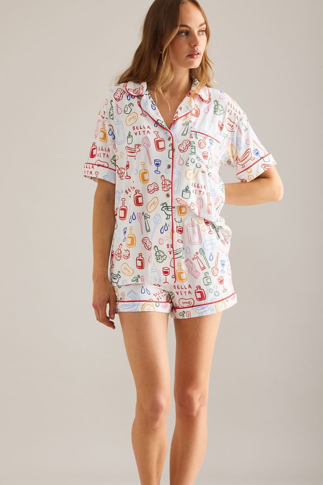 Los Shorts de Pijama Briar con Ribete #4