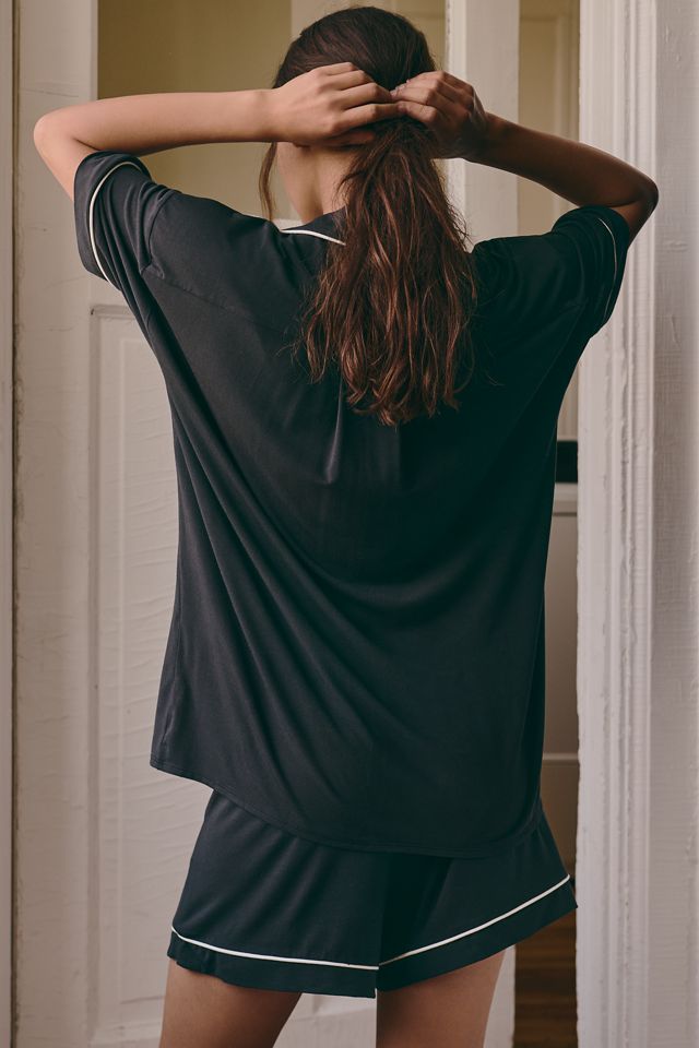 The LyreBird ModaLuxe Short Sleeve Pajama Shirt #1