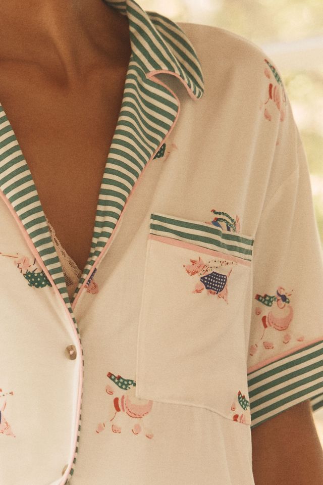 The Briar Piped Pajama Shirt: Short-Sleeve Edition #2