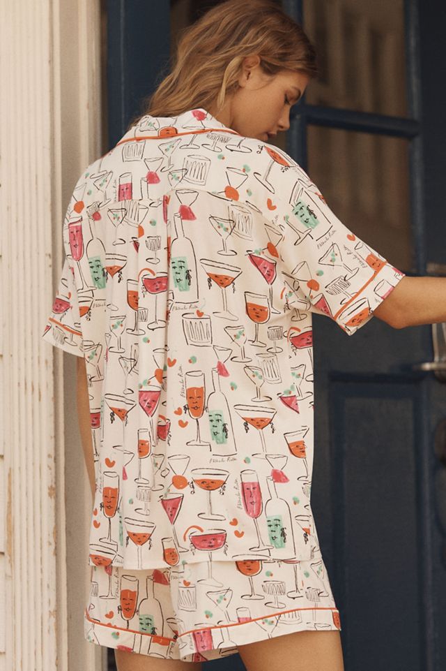 The Briar Piped Pyjama Shirt: Short-Sleeve Edition #2