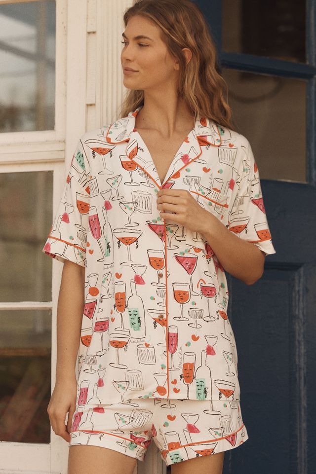 The Briar Piped Pyjama Shirt: Short-Sleeve Edition #3