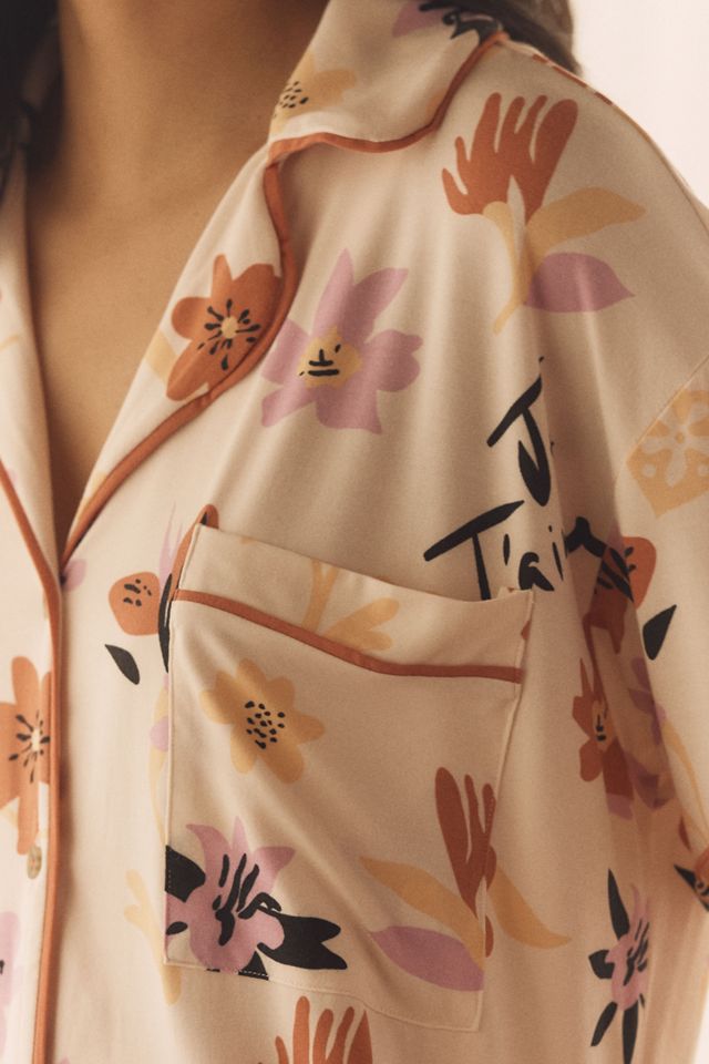 The Briar Piped Pyjama Shirt: Short-Sleeve Edition #2