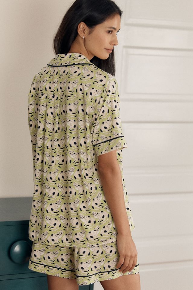 The LyreBird ModaLuxe Short Sleeve Pajama Shirt | Anthropologie