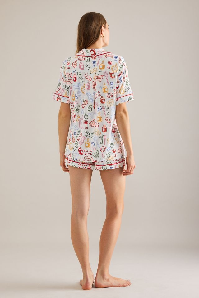 The Briar Piped Pyjama Shirt: Short-Sleeve Edition #6