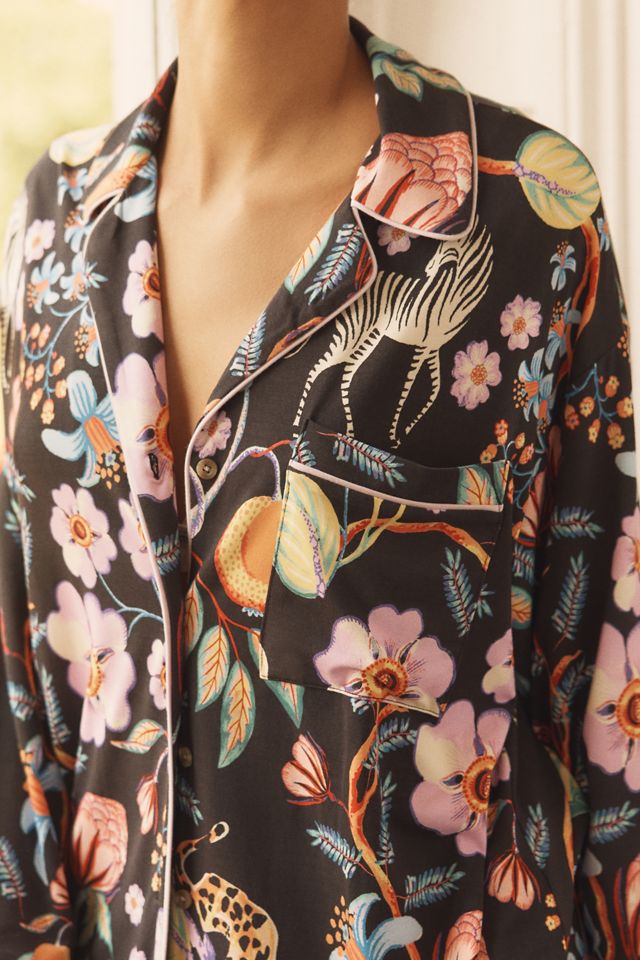 The Briar Piped Long-Sleeve Pajama Shirt #3