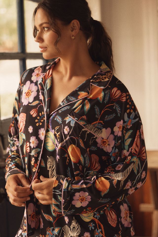 The Briar Piped Long-Sleeve Pajama Shirt #5