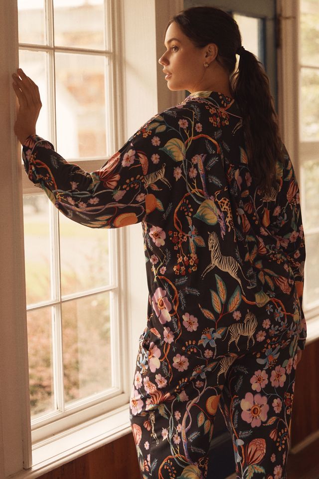 The Briar Piped Long-Sleeve Pajama Shirt #6