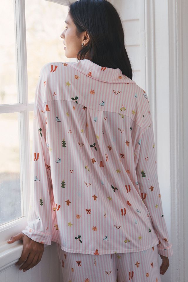 The LyreBird ModaLuxe Long-Sleeve Pajama Shirt #1