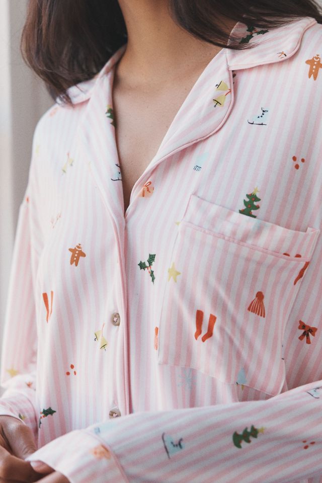 The LyreBird ModaLuxe Long-Sleeve Pajama Shirt #3