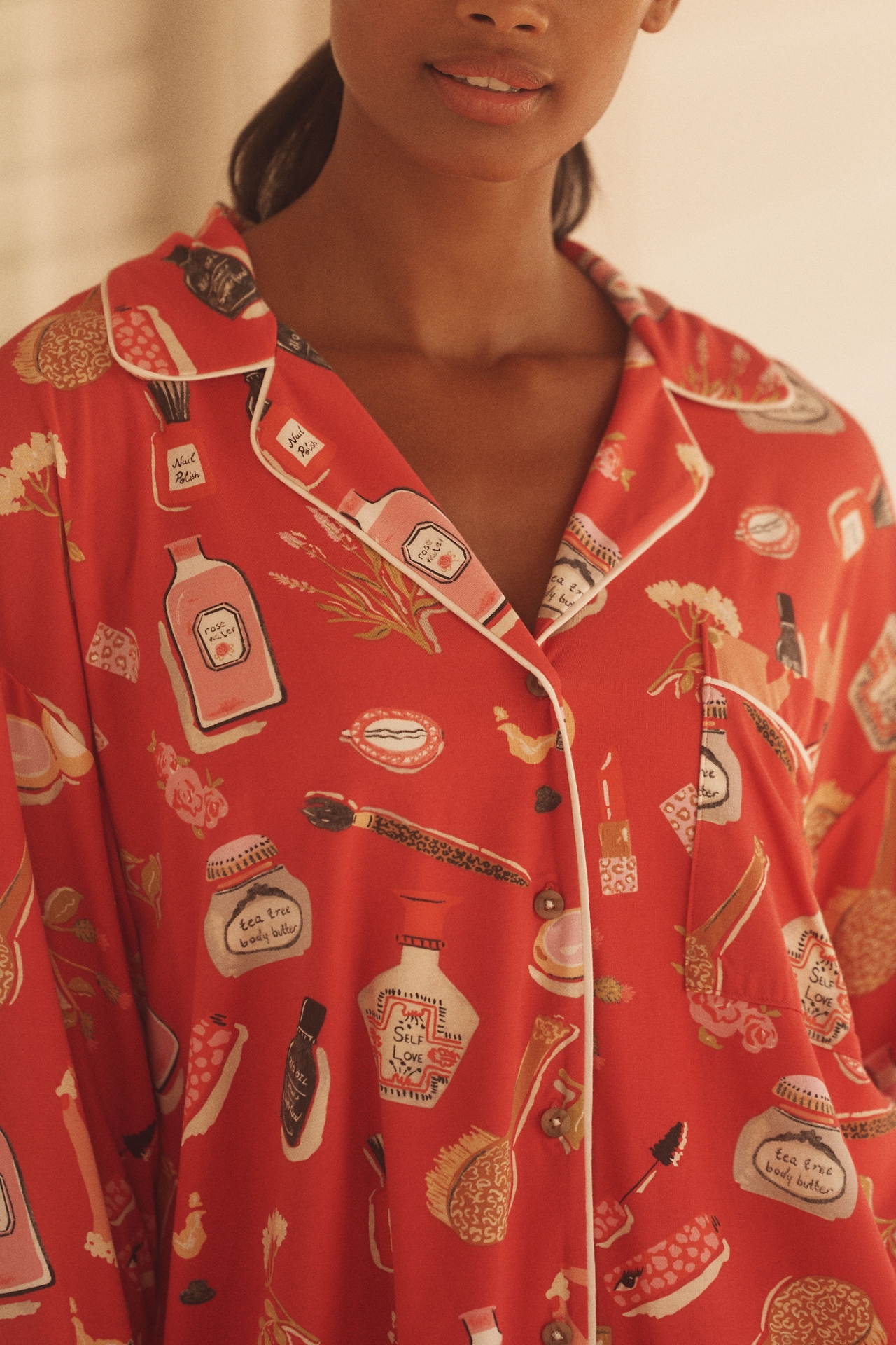 The LyreBird ModaLuxe Long-Sleeve Pajama Shirt