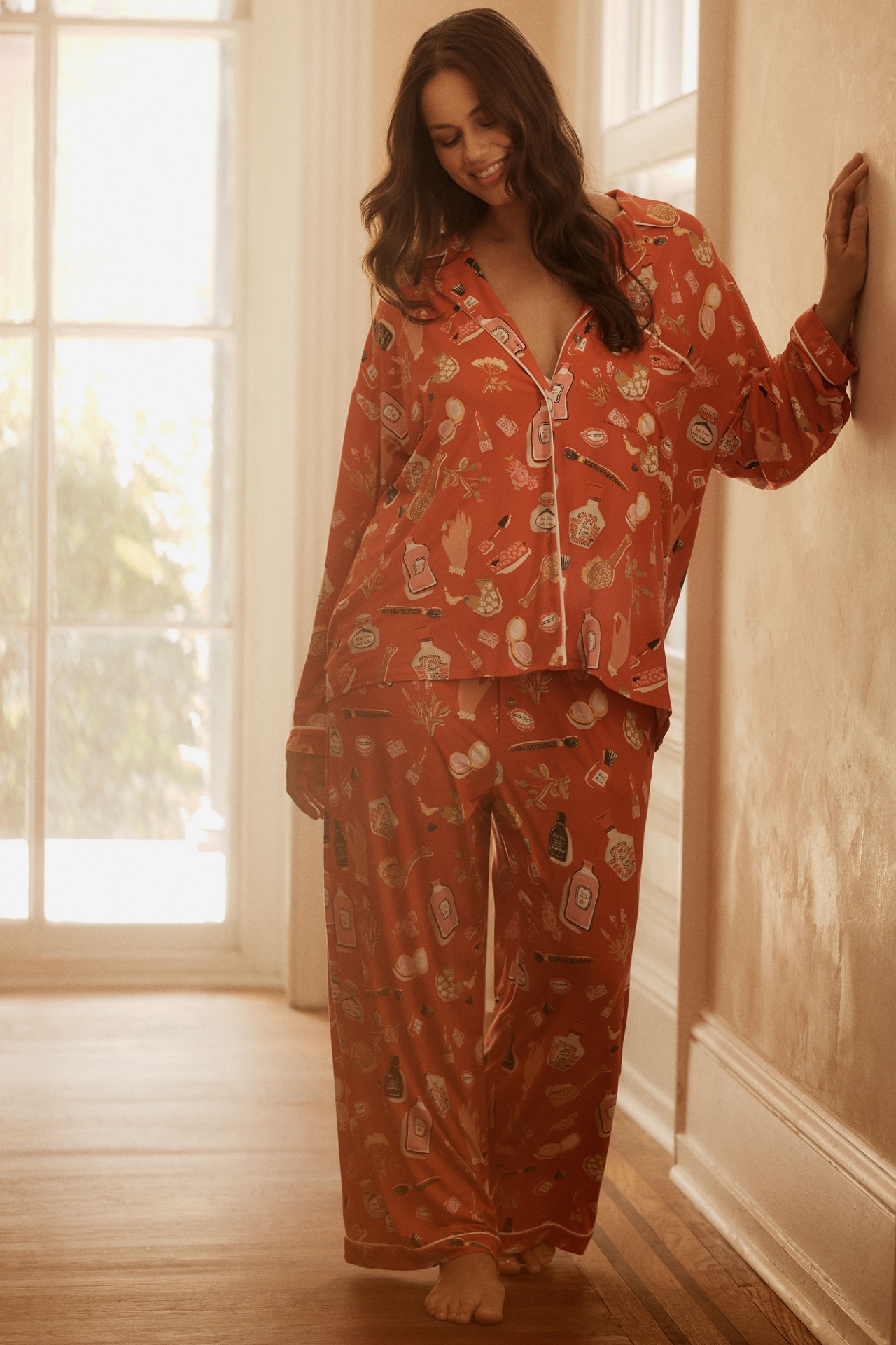 The LyreBird ModaLuxe Long-Sleeve Pajama Shirt
