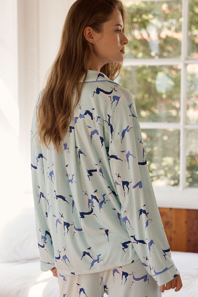 Das Lyrebird ModaLuxe Langarm-Pyjama-Hemd #3
