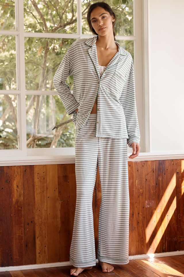 Chemise de pyjama à manches longues ModaLuxe Lyrebird #1