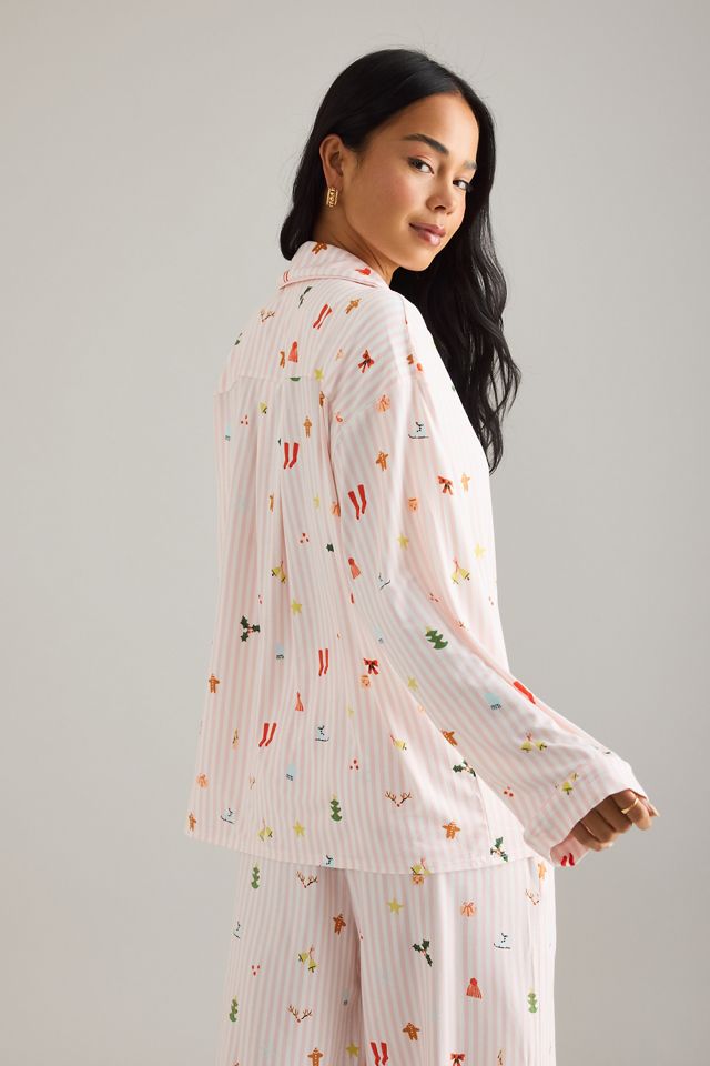 The Briar Piped Long-Sleeve Pyjama Shirt #1