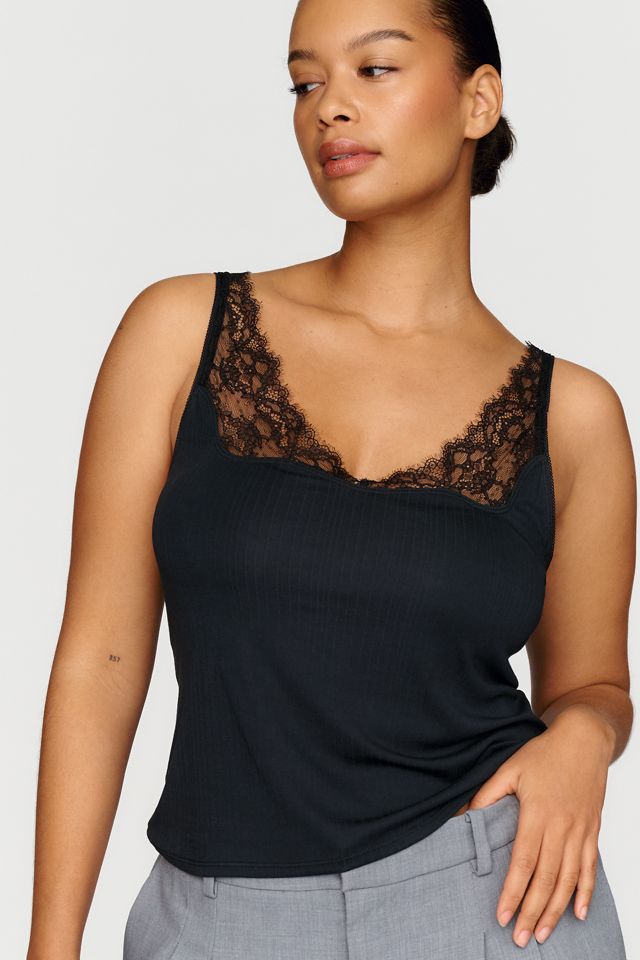 LyreBird Modaluxe Lace-Trim Tank #4
