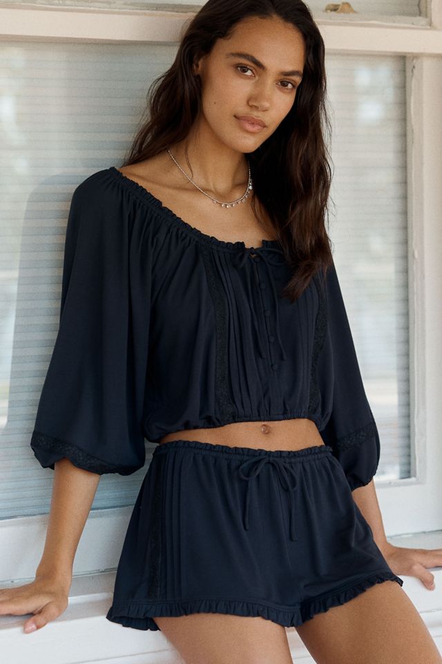 LyreBird Peasant Top in ModaLuxe #2