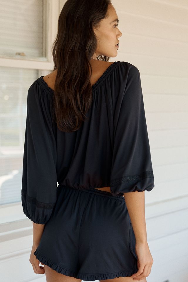 LyreBird Peasant Top in ModaLuxe #3