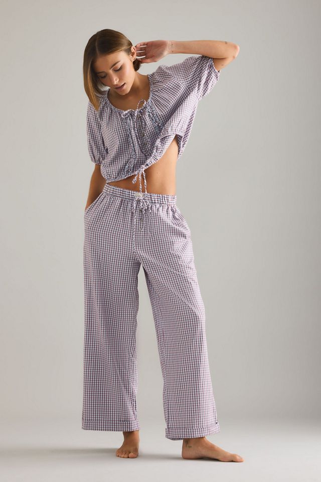 Pantalones Anchos de Franela LyreBird #3