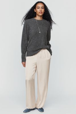 LyreBird Silky Scalloped Trousers