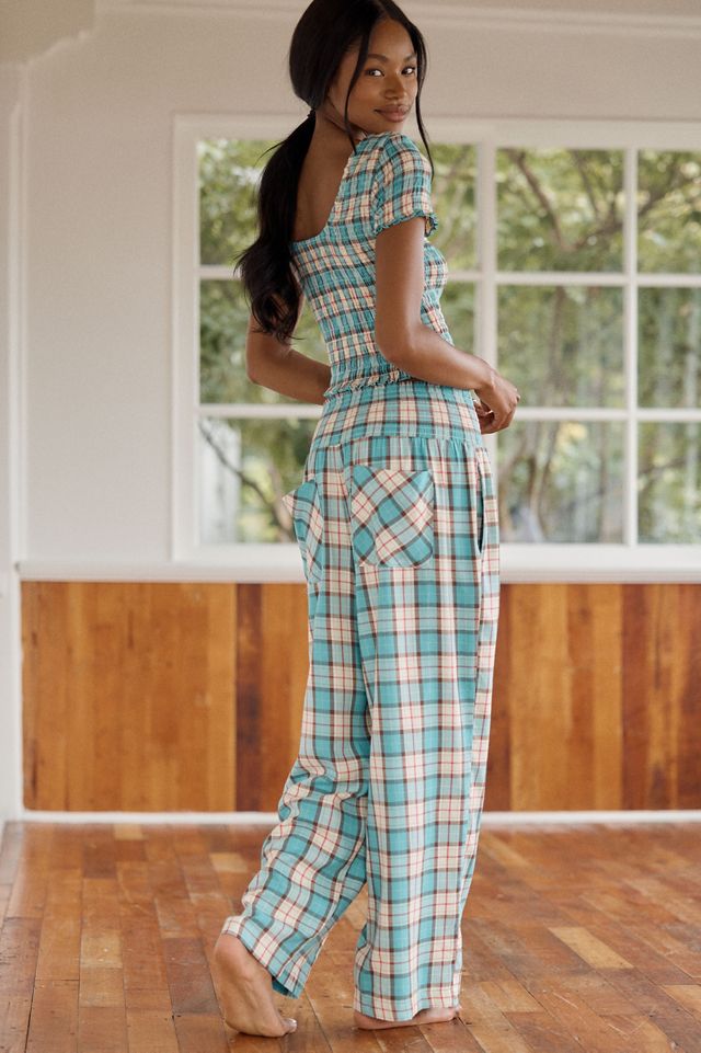 LyreBird Cotton Modal Flannel Cropped Pants #3