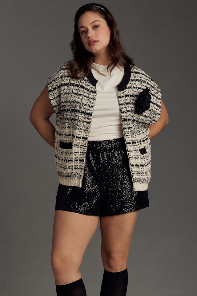 By Anthropologie Sequin Boxer Shorts #5