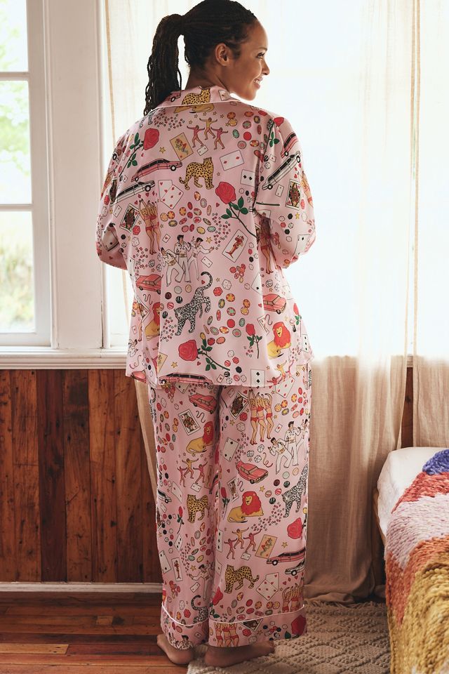 Karen Mabon One Night in Vegas Long-Sleeve Pajama Set #6