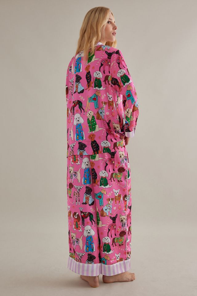 Karen Mabon We Woof You Un conjunto de pijama de manga larga de Feliz Navidad #4