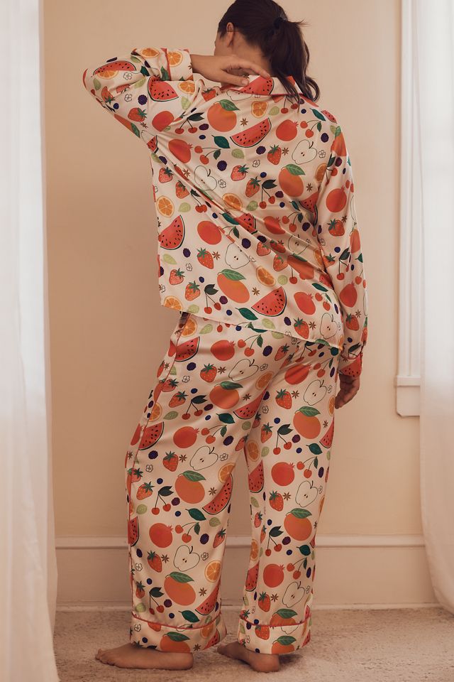Karen Mabon Juicy Fruit Long-Sleeve Pajama Set #5