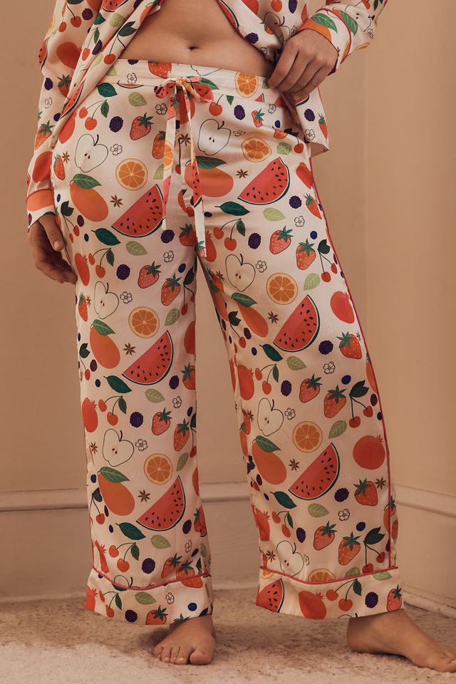 Karen Mabon Juicy Fruit Long-Sleeve Pajama Set #6