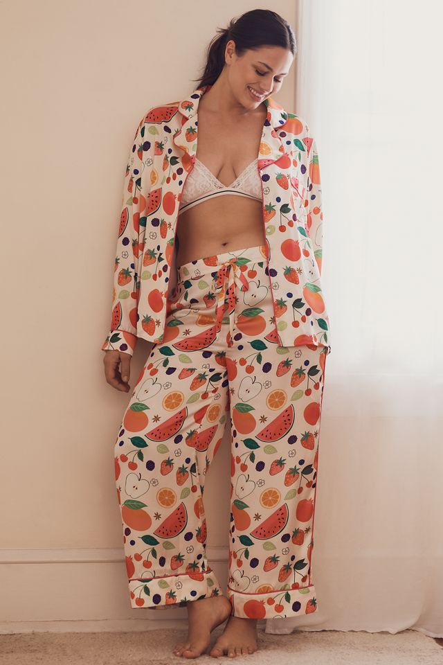 Karen Mabon Juicy Fruit Long-Sleeve Pajama Set #3