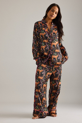Karen Mabon Flora and Fawns Long Pyjama Set
