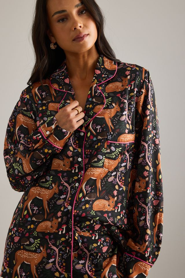 Ensemble de pyjama long Flora et Faons Karen Mabon #2