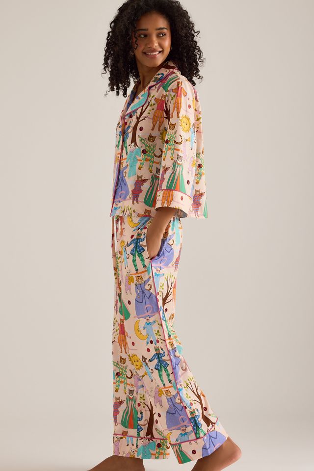 Karen Mabon Cat Opera Long Pyjama Set #1