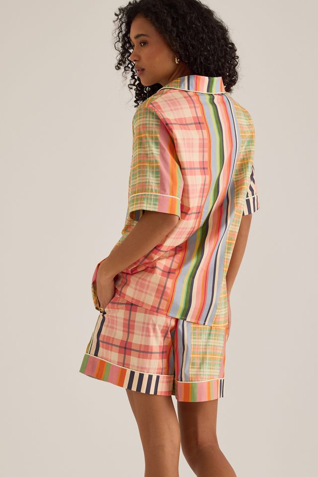 Karen Mabon Kurzes Pyjama-Set aus Baumwolle #1