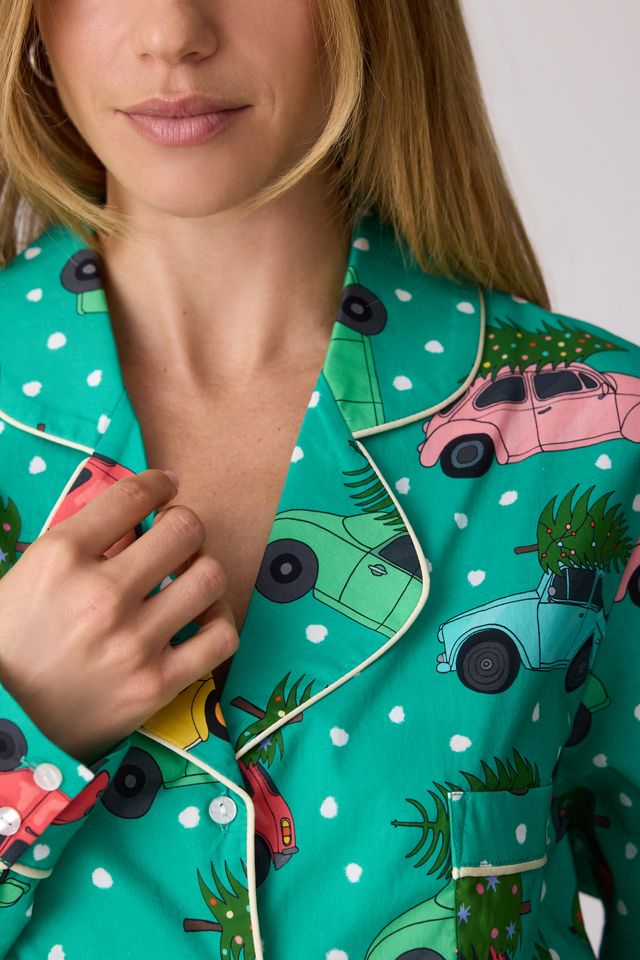 Ensemble pyjama long Christmas Cars Karen Mabon #3