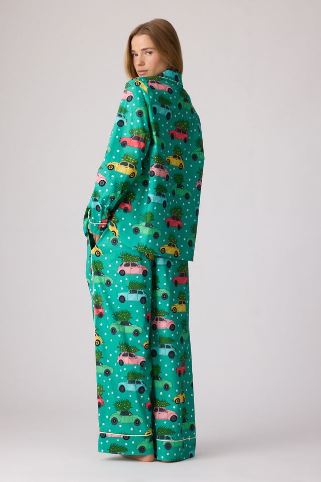 Ensemble pyjama long Christmas Cars Karen Mabon #4
