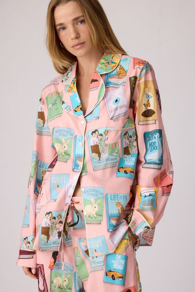 Ensemble pyjama long Books Karen Mabon #1