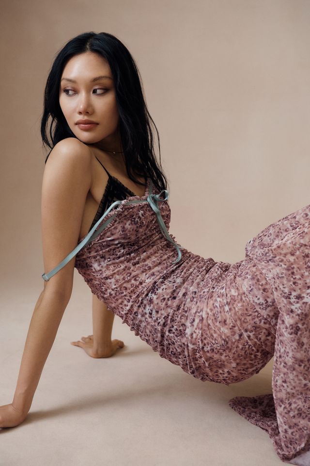 By Anthropologie Sheer Mesh Dress #5