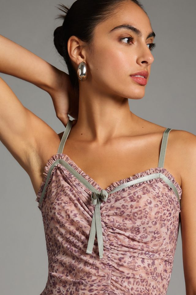By Anthropologie Sheer Mesh Dress #4