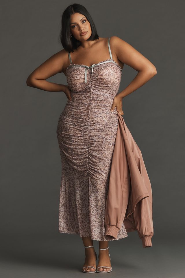 By Anthropologie Sheer Mesh Dress #7