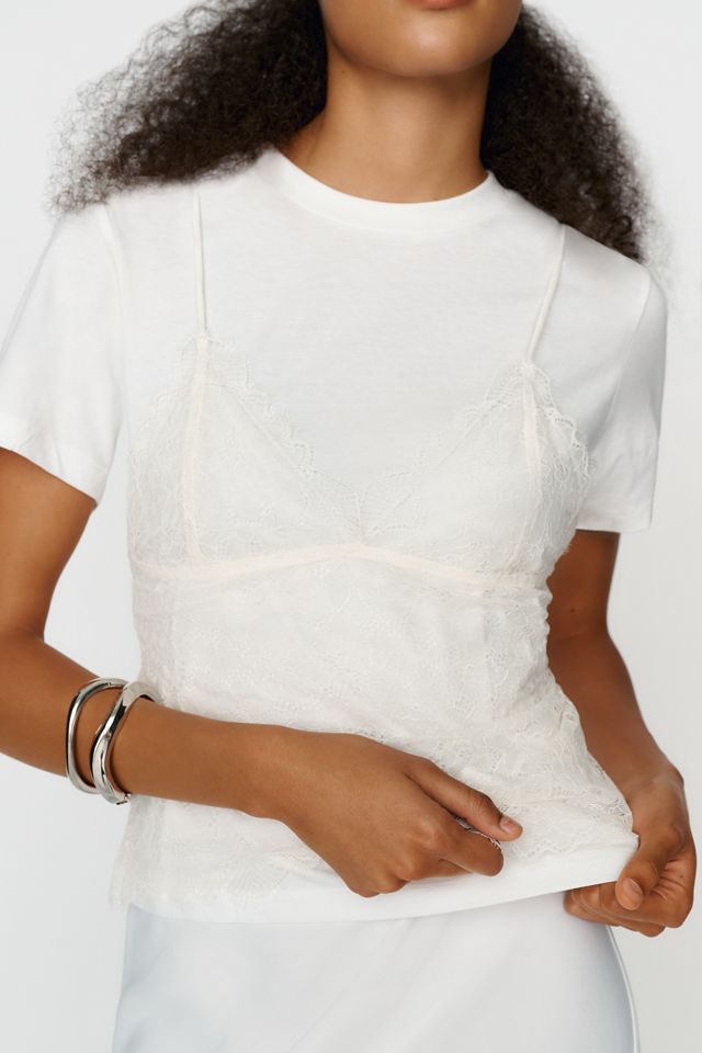 Love Stories Jenn Lace Tee #2