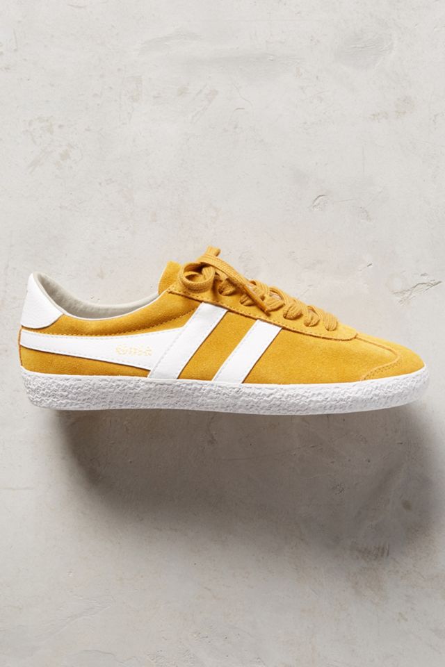 Gola Yellow Suede Sneakers #1
