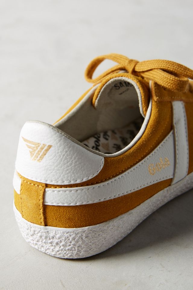 Gola Yellow Suede Sneakers #4