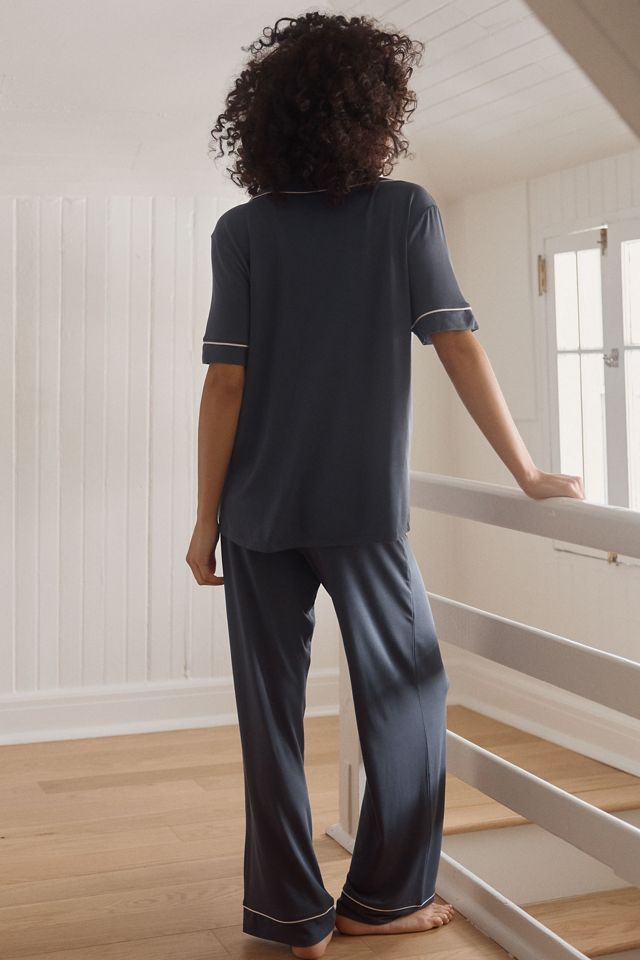 Eberjey Gisele Short-Sleeve Pajama Set | Anthropologie