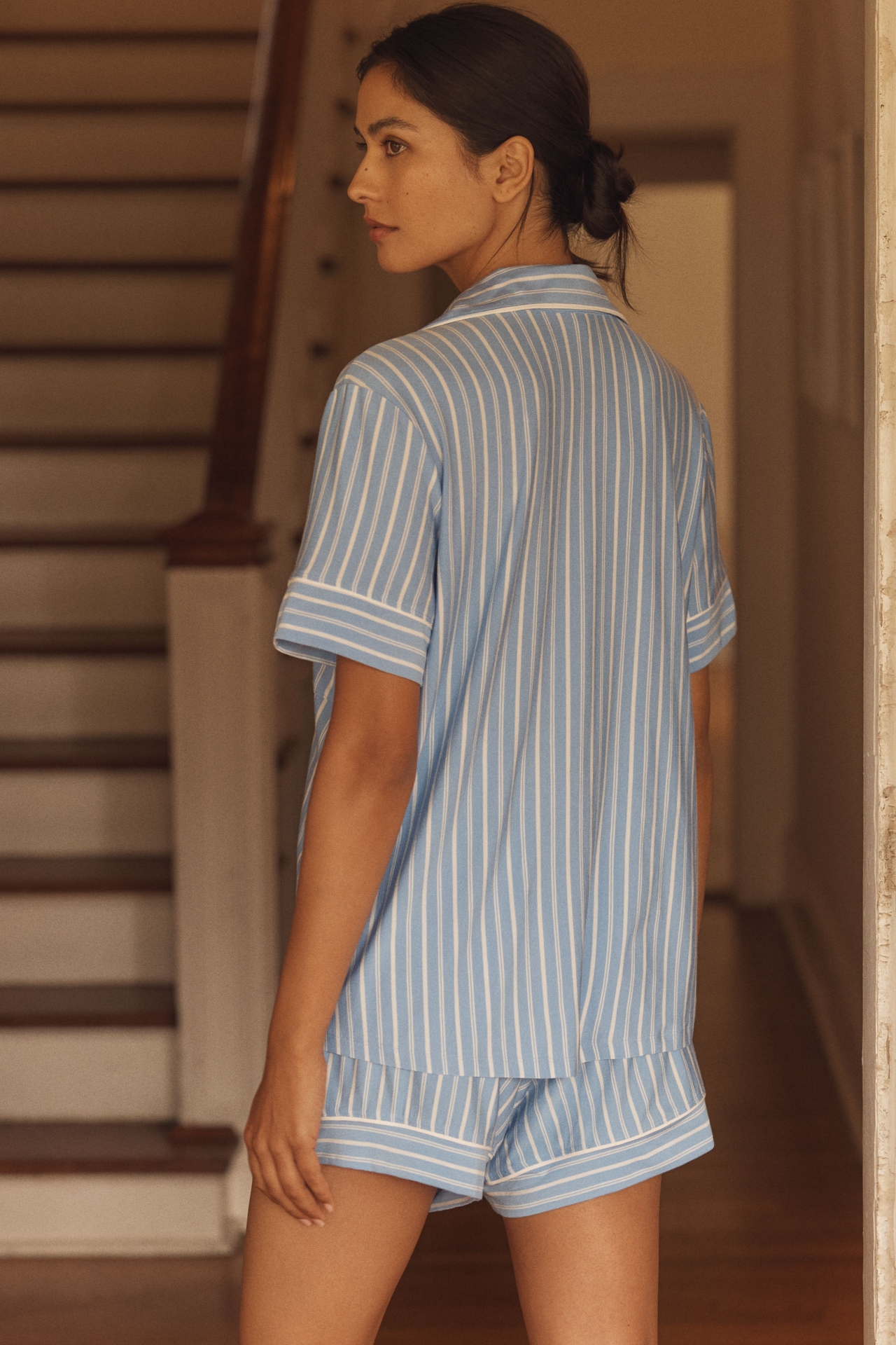 Eberjey Short-Sleeve Shorts Pajama Set