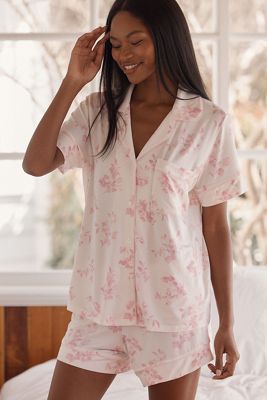 Eberjey Kurzarm-Shorts-Pyjama-Set