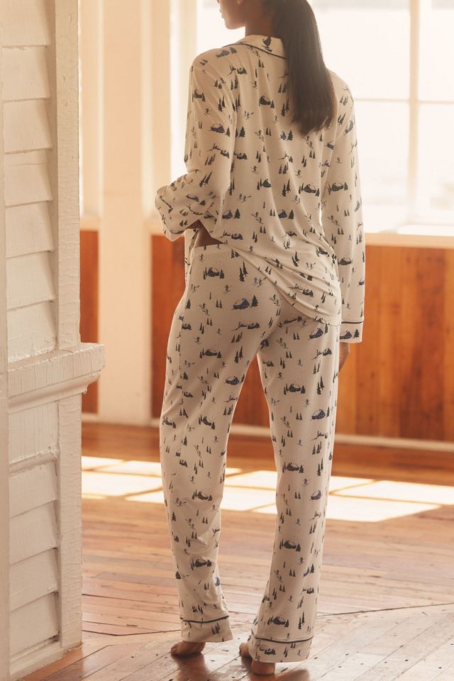 Eberjey Gisele Long-Sleeve Printed Pajama Set #3